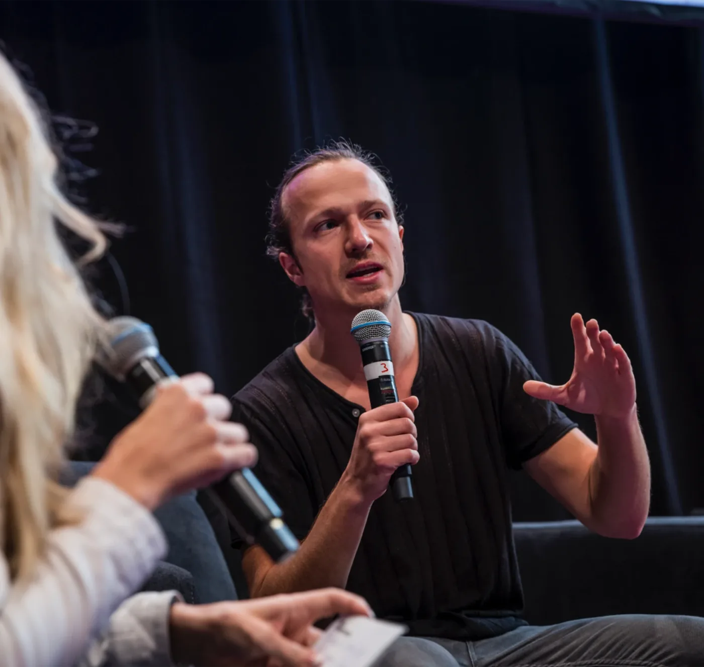 A Co-Liv speaker at VivaTech